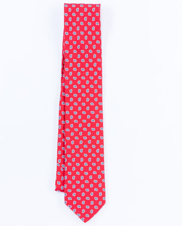 Red Tie 100% Silk